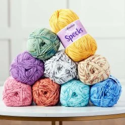 Herrschners Worsted 8 Specks Palette Sampler