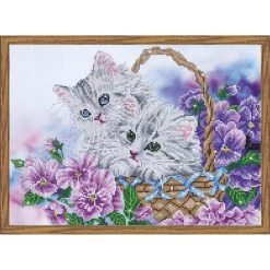 Diamond Dotz Kitty Basket Diamond Painting