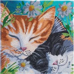Crystal Art Sleepy Cats Diamond Painting