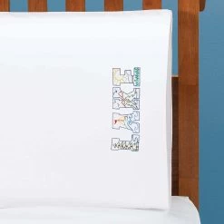 Herrschners Life At The Lake Pillowcase Pair Iron-On Transfer Kit