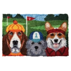 Herrschners Golfing Trio Latch Hook Kit