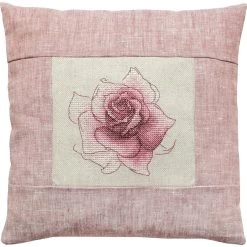 Luca-S Rose Pillow Cover Counted Cross-Stitch Kit