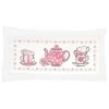 Herrschners You, Me, & Tea Pillow Cover Counted Cross-Stitch Kit