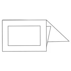 Herrschners Off White Tri-Fold Cards Set Of 12 Counted Cross-Stitch