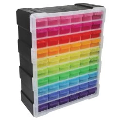 Everything Mary 60 Drawer Plastic Organizer Accessory
