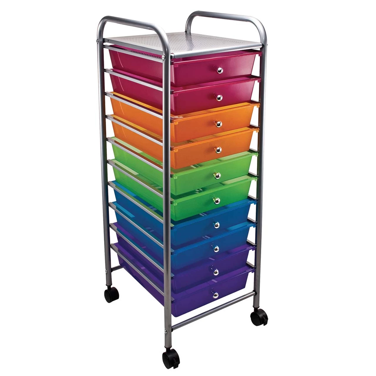 Rolling 10 Drawer Organizer Magnifier 1 Rolling 10 Drawer Organizer Magnifier