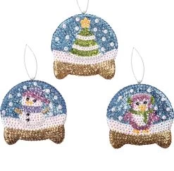 Sunrise Craft & Hobby Arctic Snow Globes Ornament Kit
