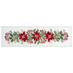 Eva Rosenstand Red Berries Table Runner Counted Cross-Stitch Kit