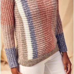 Universal Yarn Ribline Pullover Knit Kit -Knitting handicrafts 734180P 4 47227.1663128888