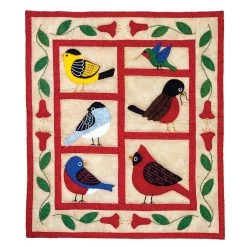 Rachel's Of Greenfield Backyard Birds Quilting Kit